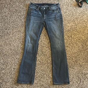 Silver Jeans- Elyse Mid Rise Slim Bootcut Jeans